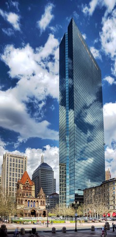 Photo:  John Hancock Tower is the tallest building in Boston.